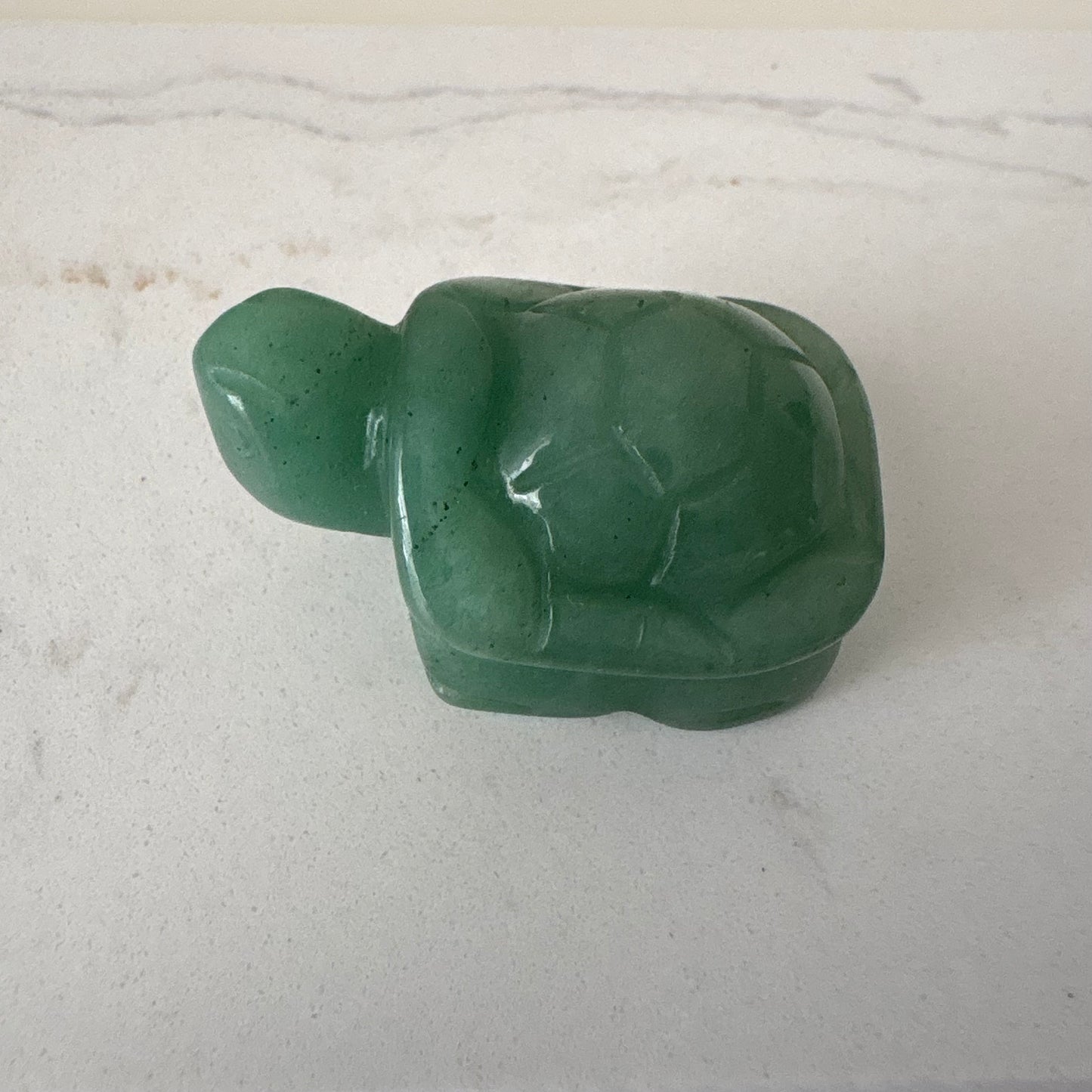 Tortuga de aventurina verde