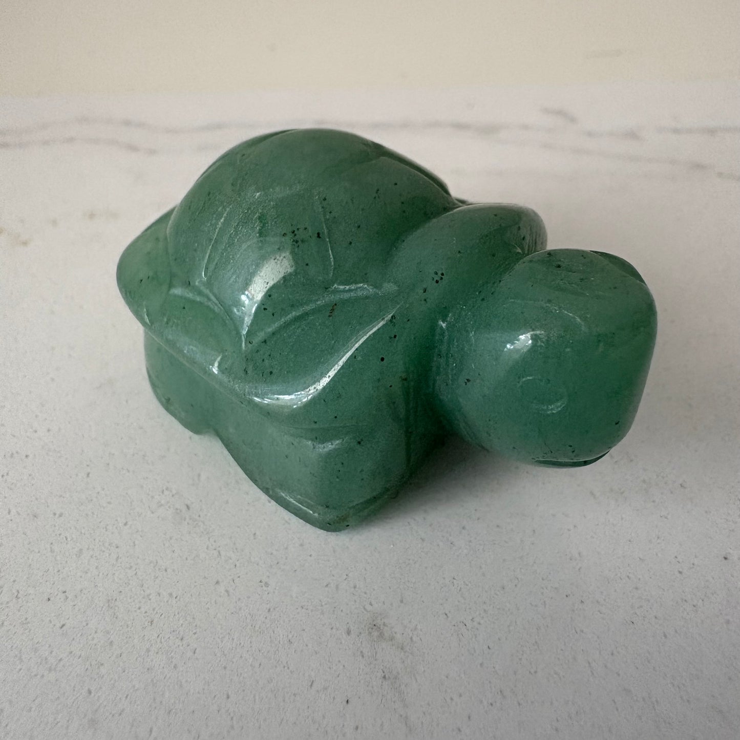 Tortuga de aventurina verde