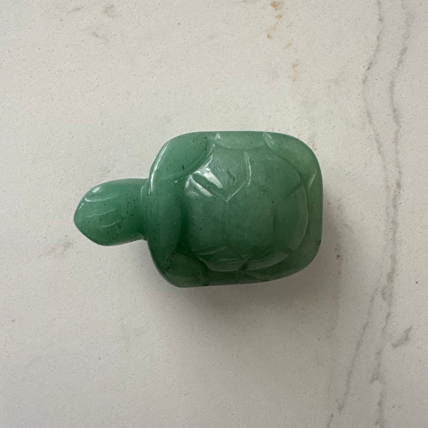 Tortuga de aventurina verde