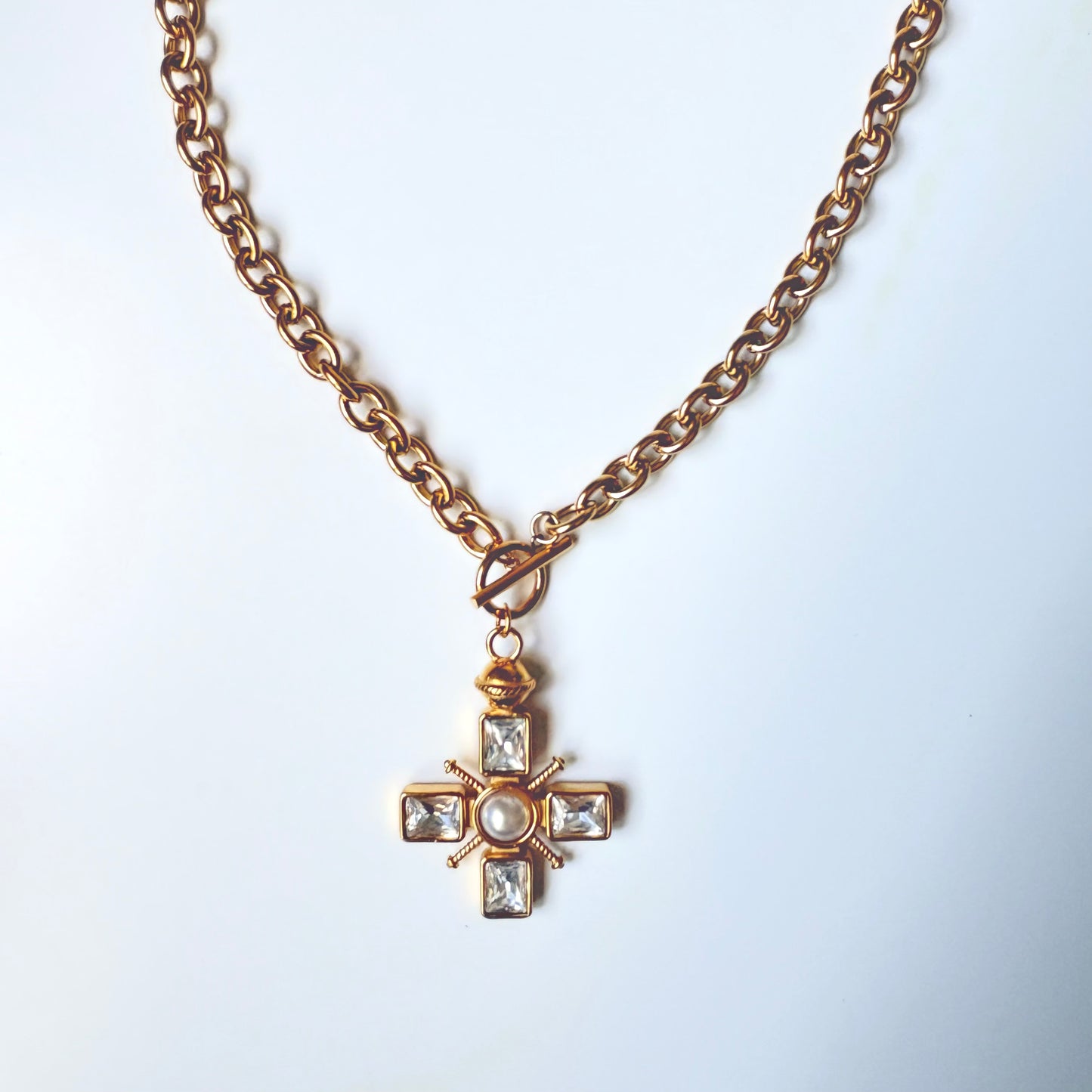 Collar Celestial - Gargantilla con cruz