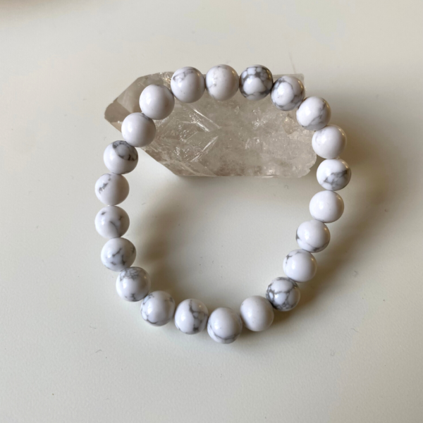 Pulsera de howlita natural