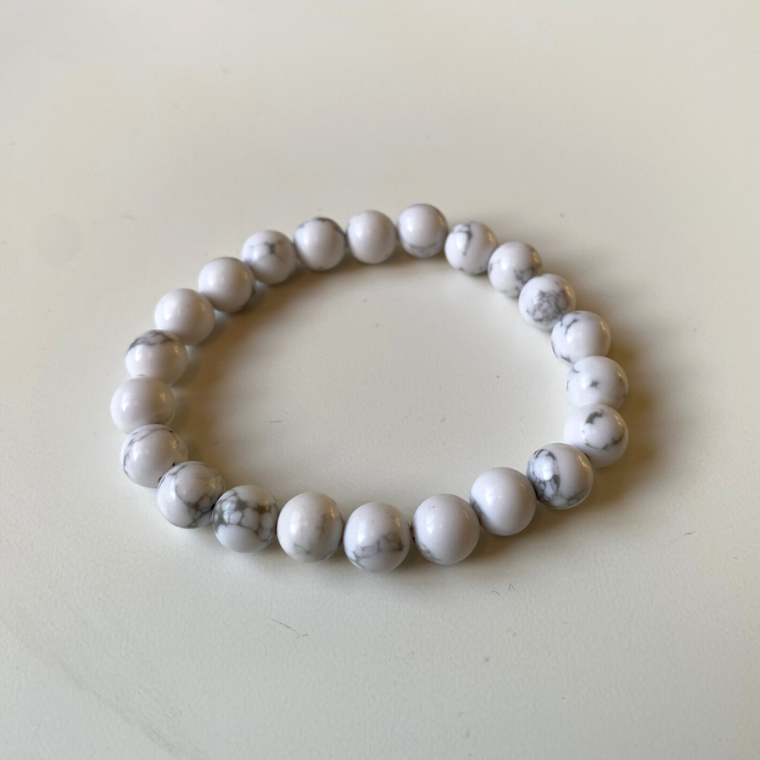 Pulsera de howlita natural