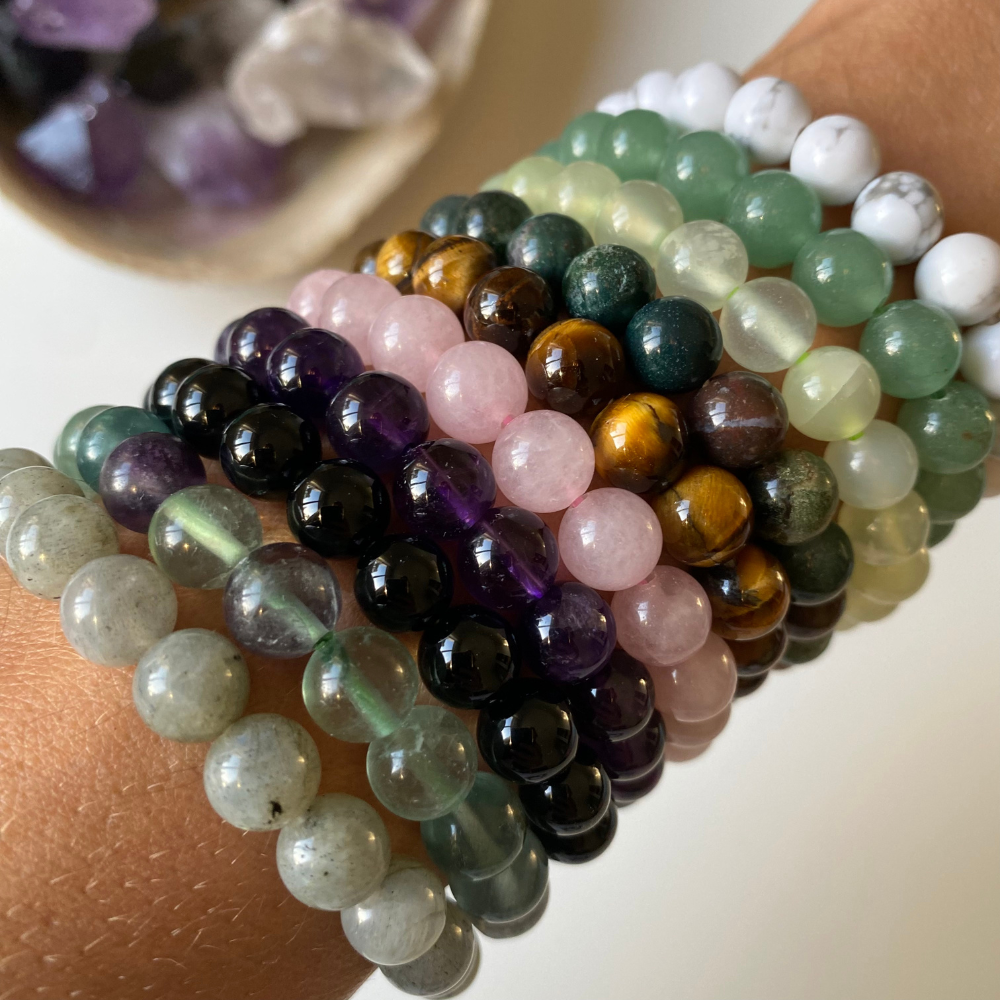 Pulsera de howlita natural