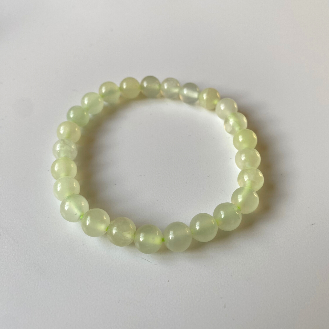 Pulsera de jade verde natural