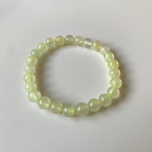 Natural green jade bracelet