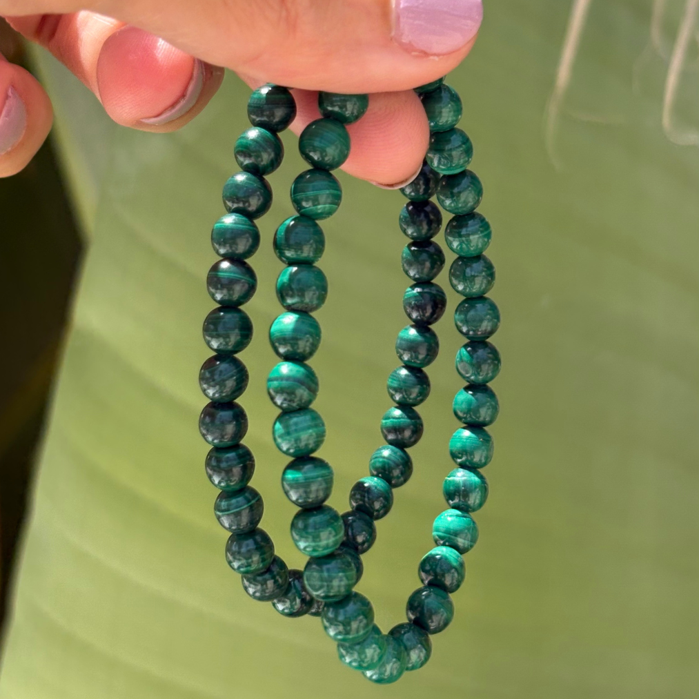 Pulsera de malaquita