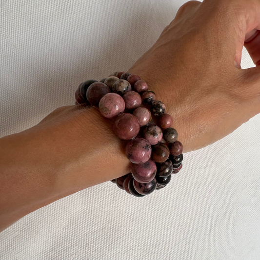 Pulsera de rodonita
