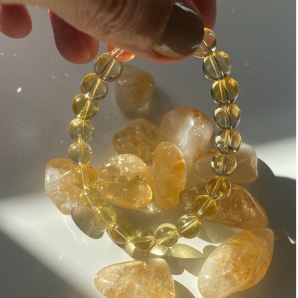Pulsera de citrino natural