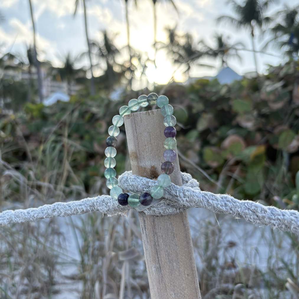 Natural fluorite bracelet