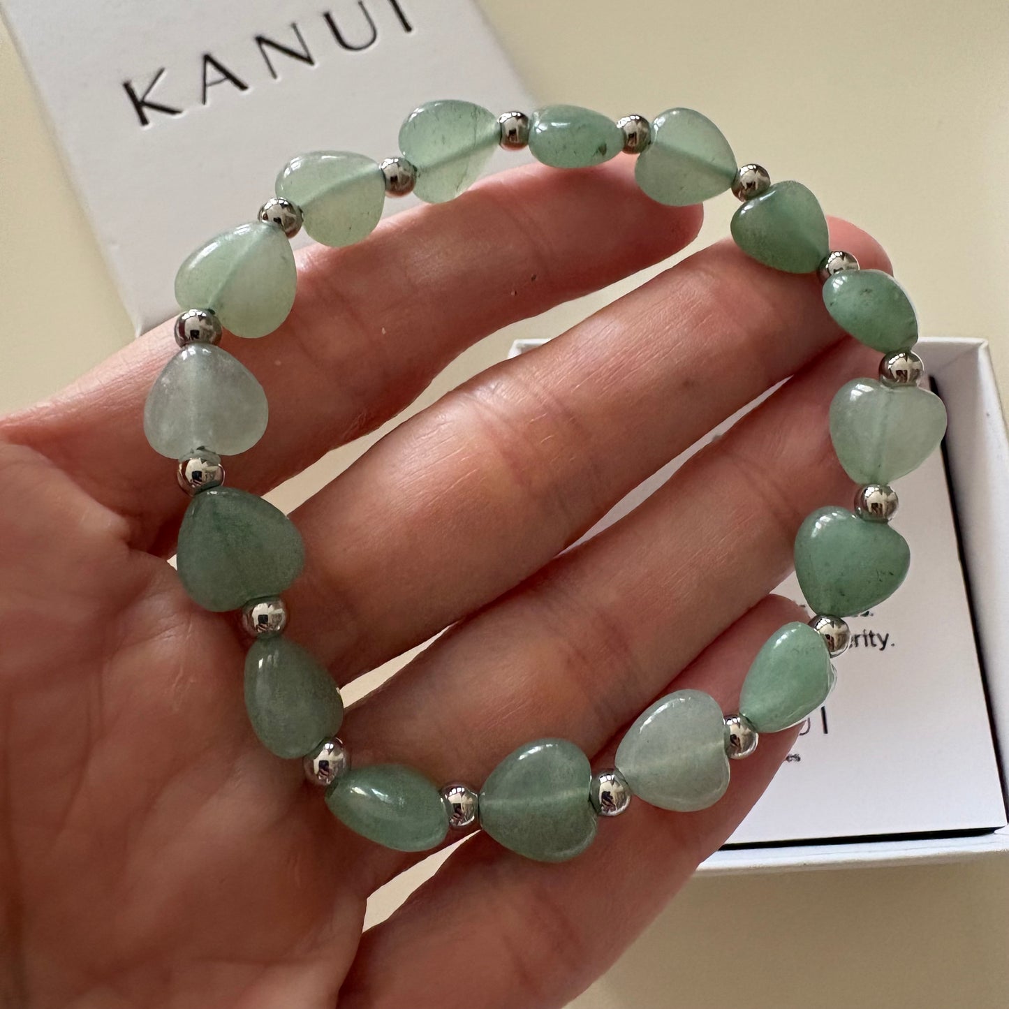 Pulsera Good Luck de aventurina verde