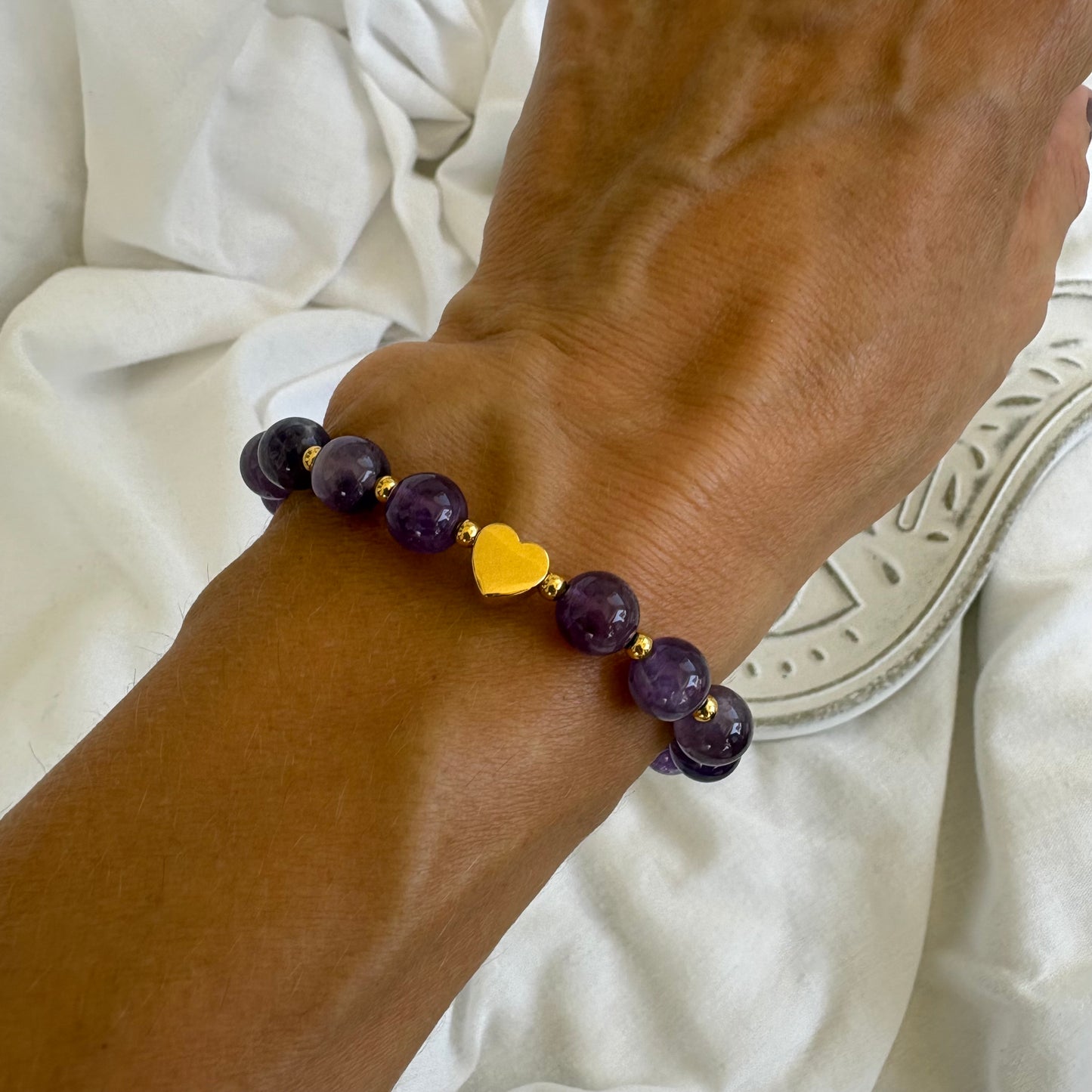 Pulsera Good Vibes de amatista