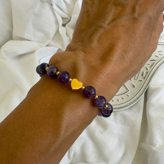 Pulsera Good Vibes de amatista