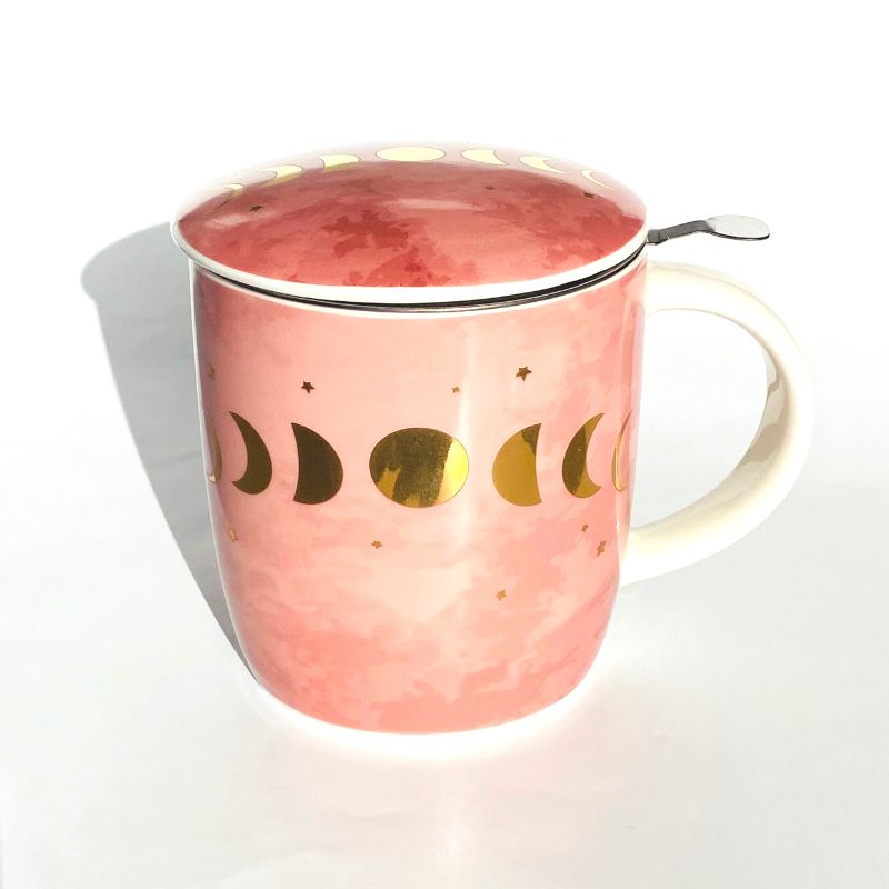 Pink moon mug