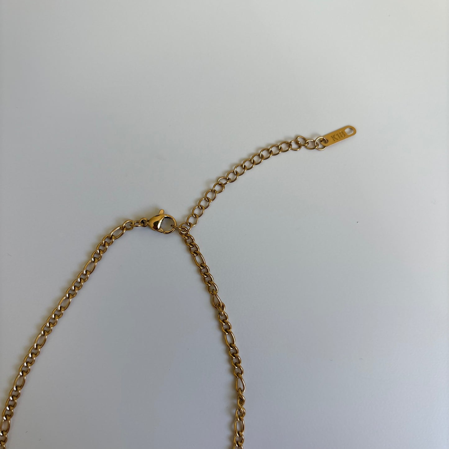 Collar de amazonita bañado en oro 18k