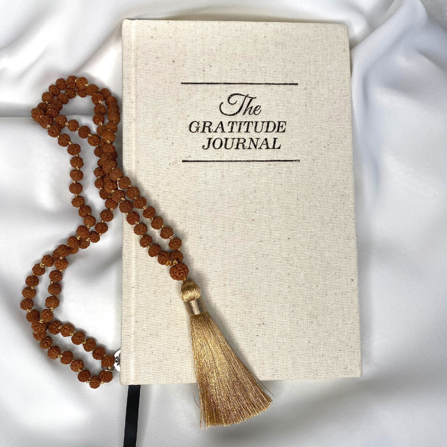 Mala Rudraksha Set and Gratitude Journal