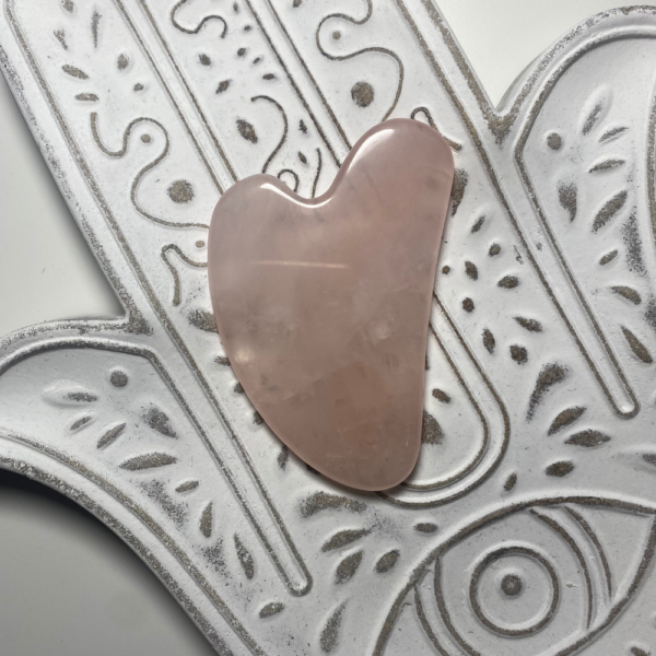 Quartzo Rosa Gua Sha