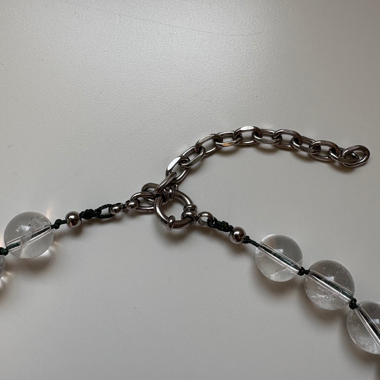 Collar Aura de cuarzo cristal