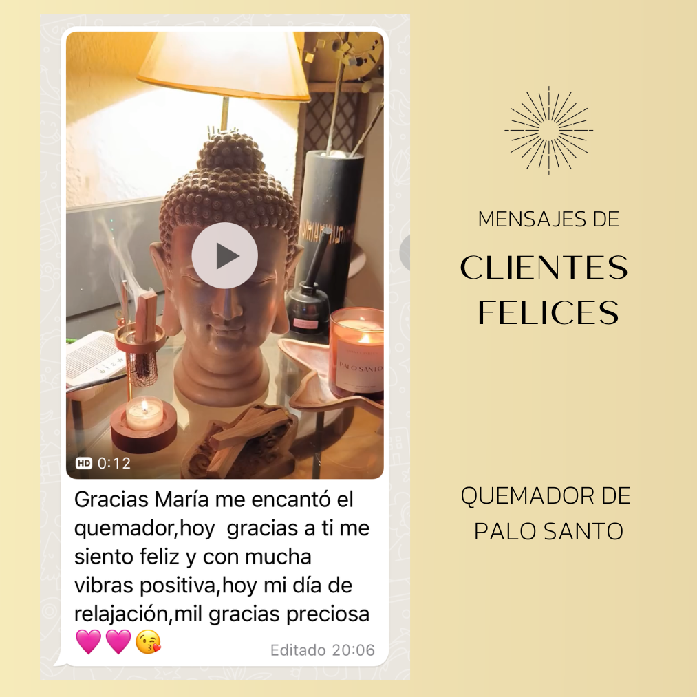 Quemador de palo santo – Diseño exclusivo