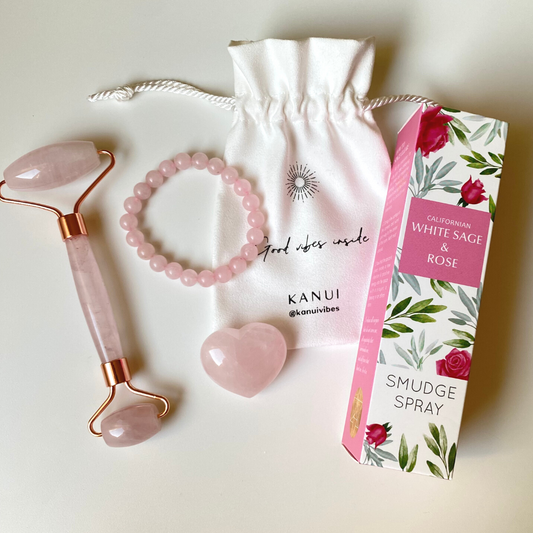 Conjunto de vibrações rosa