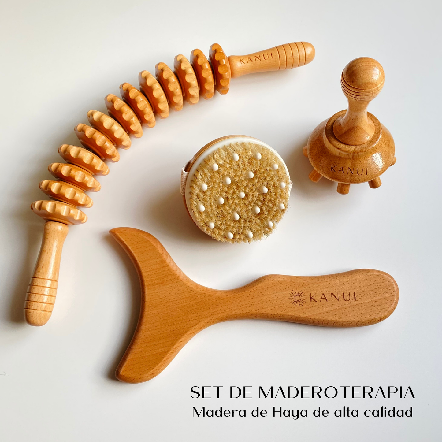 Set de maderoterapia corporal