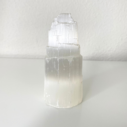 Natural selenite tower