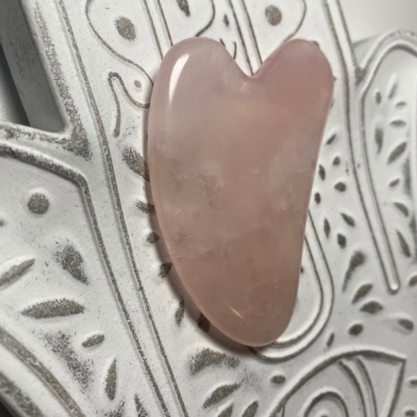 Quartzo Rosa Gua Sha